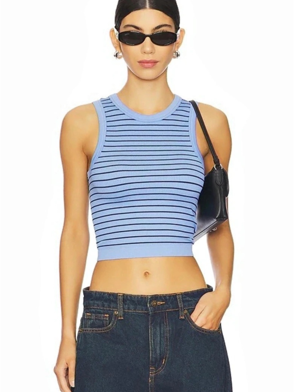 Free People You’re Up Cami in Blue Combo